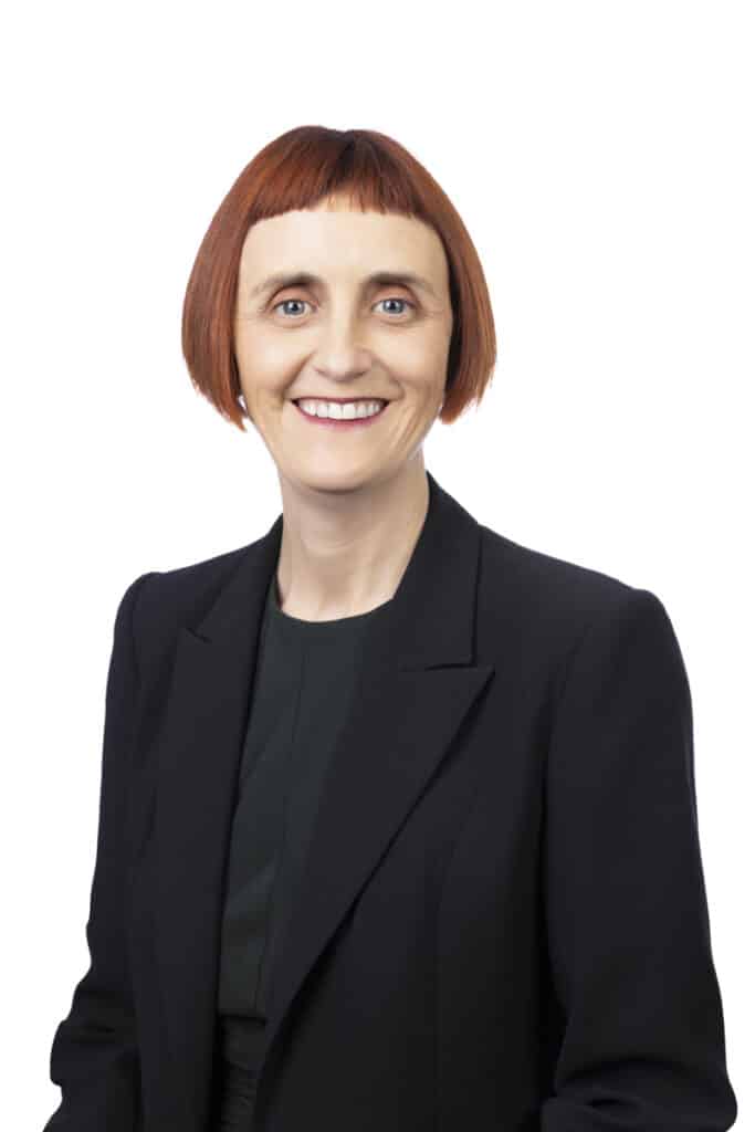 Headshot of Fiona Brent, EGM - Finance & Post Settlement Operations at Apex Finance Brokers (AFB), smiling in a professional setting.